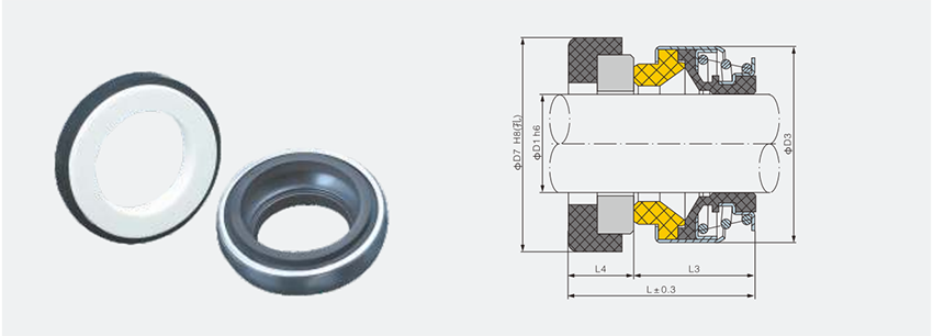 WM 301 Mechanical seal-Product Specifications