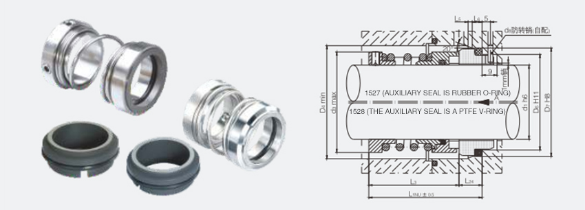 WM 112WM1527/1528 Mechanical seal-Product parameter