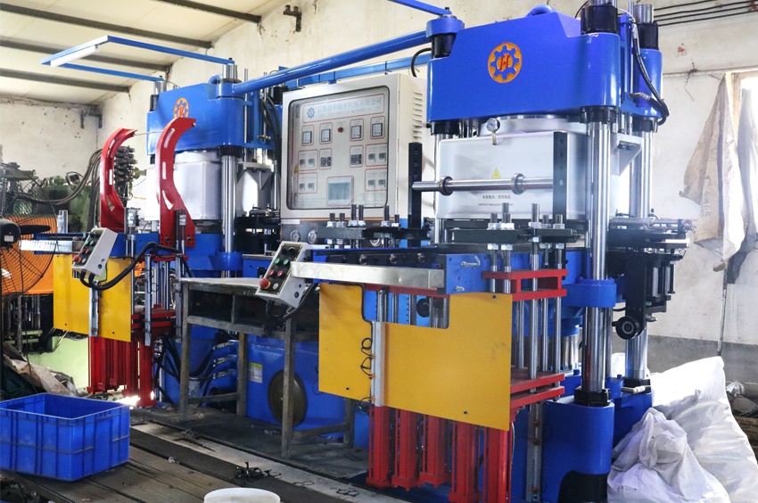 Rubber production workshop