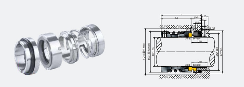 WM 112 Mechanical seal-Product Specifications